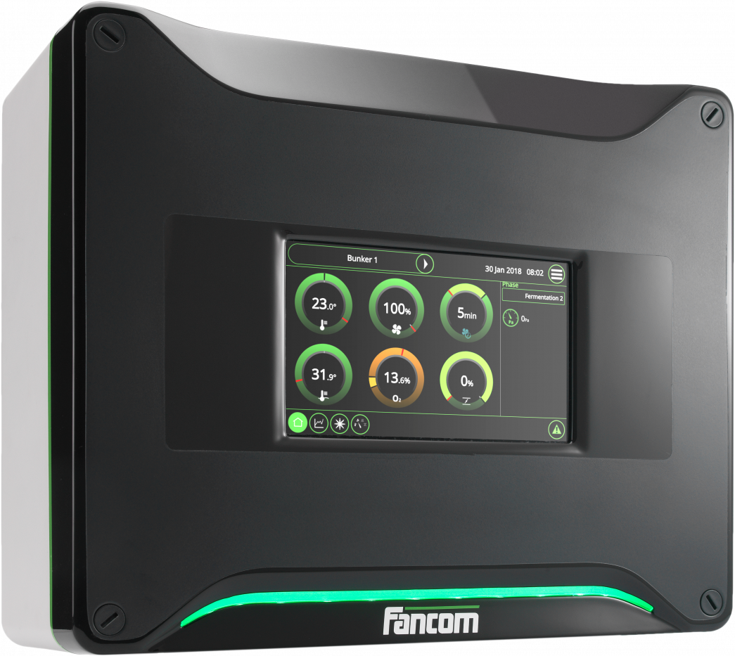 Better compost quality with the upgraded Fancom Lumina 751 fermentation computer
