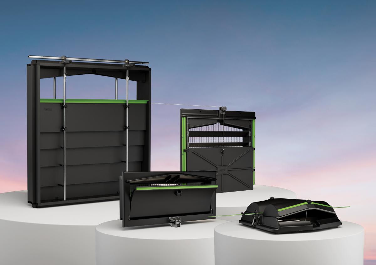 Fancom’ s Fantura air inlet system changes to black