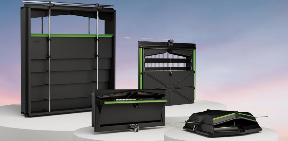 Fancom’ s Fantura air inlet system changes to black